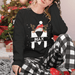 GeckoCustom Christmas Alphabet Holidays Custom Name Family Sweater Christmas