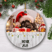 GeckoCustom Christmas Ornament, Custom Dog Photo, Personalized Gift For Dog Lovers, Christmas Gift SG02