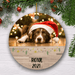 GeckoCustom Christmas Ornament, Custom Dog Photo, Personalized Gift For Dog Lovers, Christmas Gift SG02