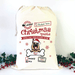 GeckoCustom Christmas Treats Special Delivery For Dog Santa Sack HN590