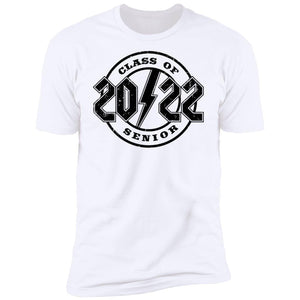 GeckoCustom class of 2022 rock style senior White Senior Premium Tee / White / X-Small