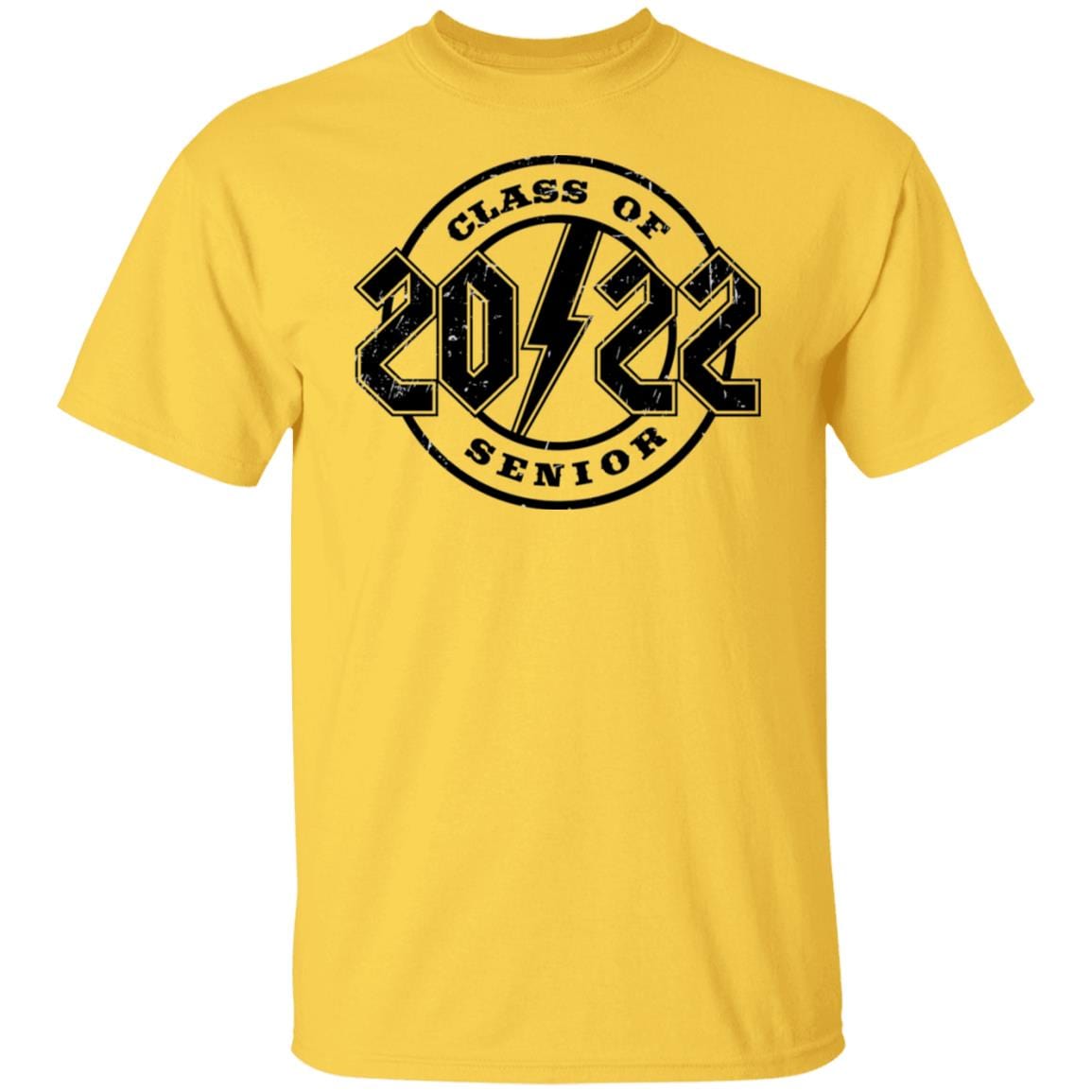 GeckoCustom class of 2022 rock style senior White Senior Basic Tee / Daisy / S