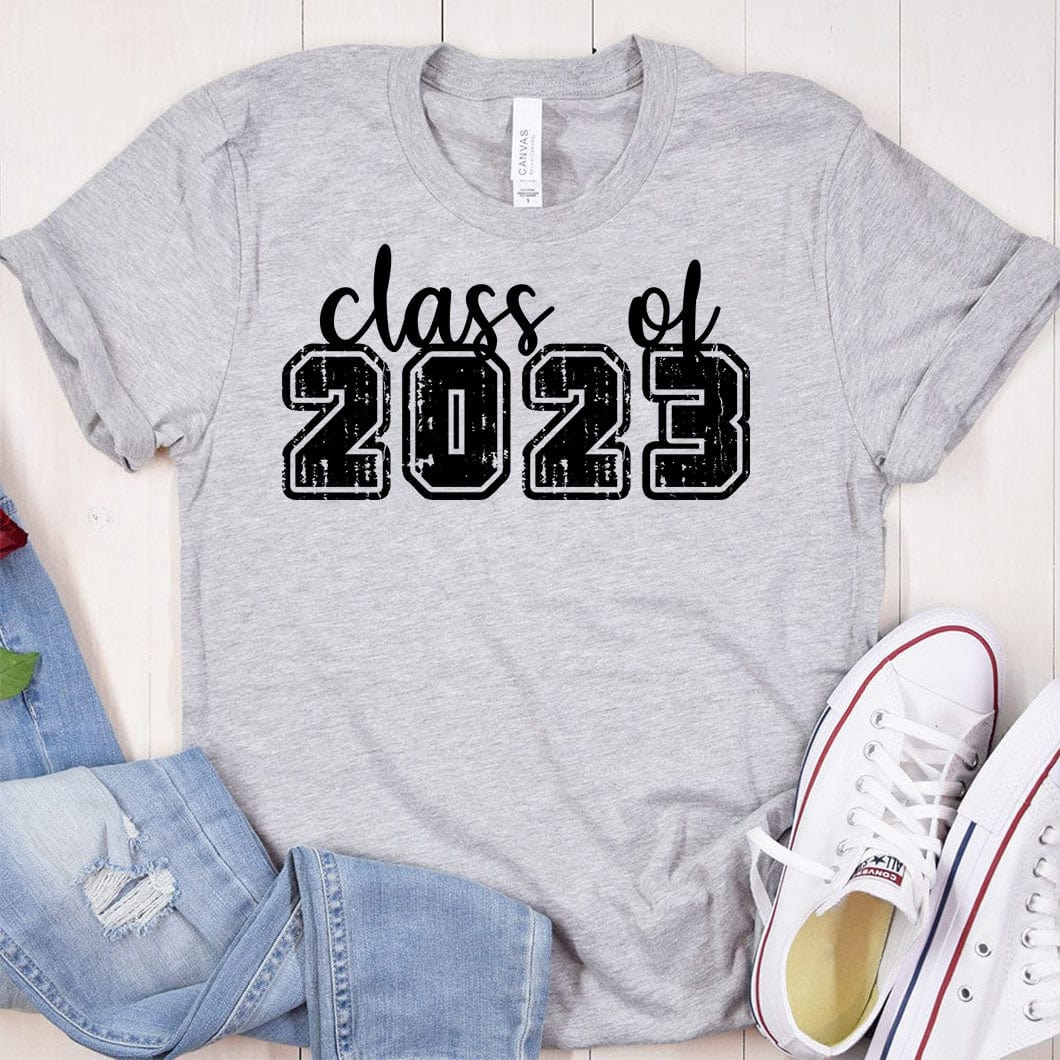 GeckoCustom Class Of 2023 Bold Text Shirt Graduation Gift HN590