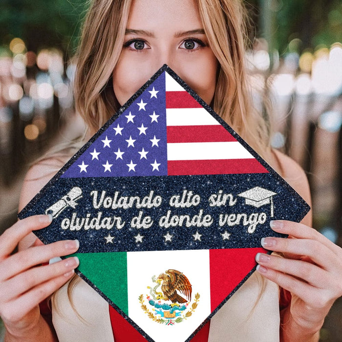 Custom National Flag Graduation Cap Topper, Graduation – JonxiFon