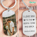 GeckoCustom Couple Metal Keychain, Valentine Gift HN590