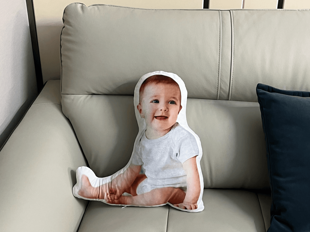 Custom Human Face Photo Pillow 3D Custom Shaped Pillow K228 890321 GeckoCustom