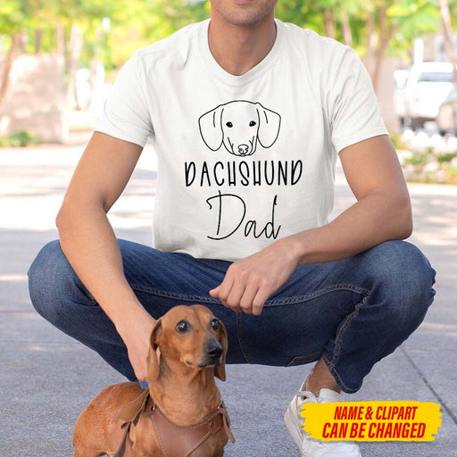 GeckoCustom Custom Clipart Dog Mom T-shirt, HN590