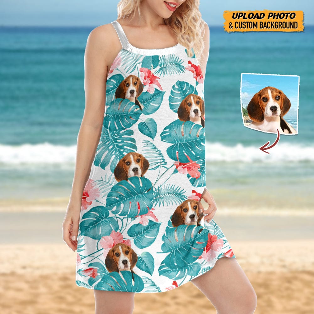 Womens dog print clearance dress