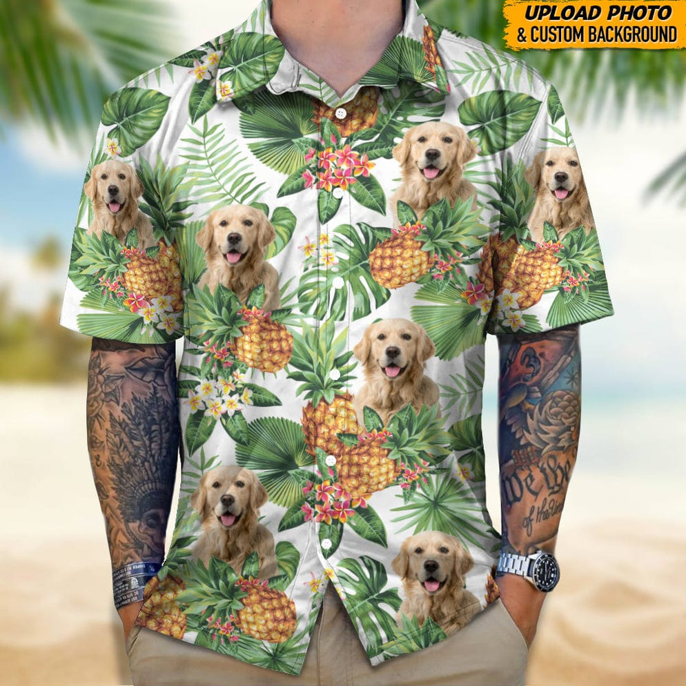 Custom Dog Photo Hawaii Shirt N304 888931 — Geckocustom