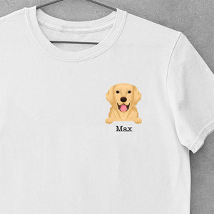 GeckoCustom Custom Dog Shirt C170 Unisex T-Shirt / Light Blue / S