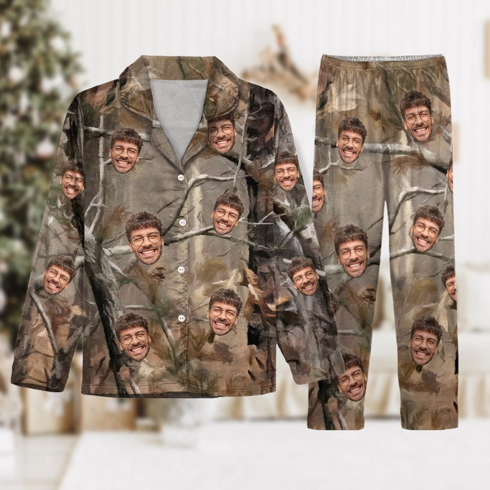 Camouflage christmas pajamas sale