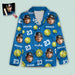 GeckoCustom Custom Face Photo With Softball Pajamas Christmas T286 HN590 For Kid / Only Shirt / 3XS
