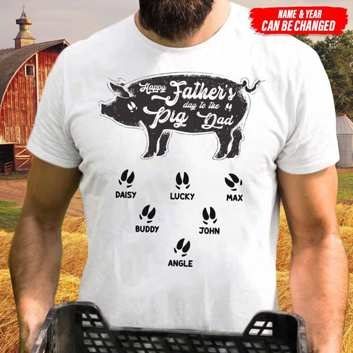 GeckoCustom Custom Happy Father's Day Farmer Dad Shirt, HN590