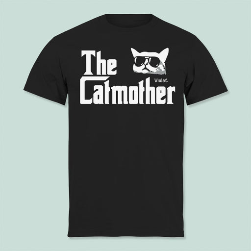 GeckoCustom Custom Name The Catmother Front Shirt N304 889041 Basic Tee / Black / S
