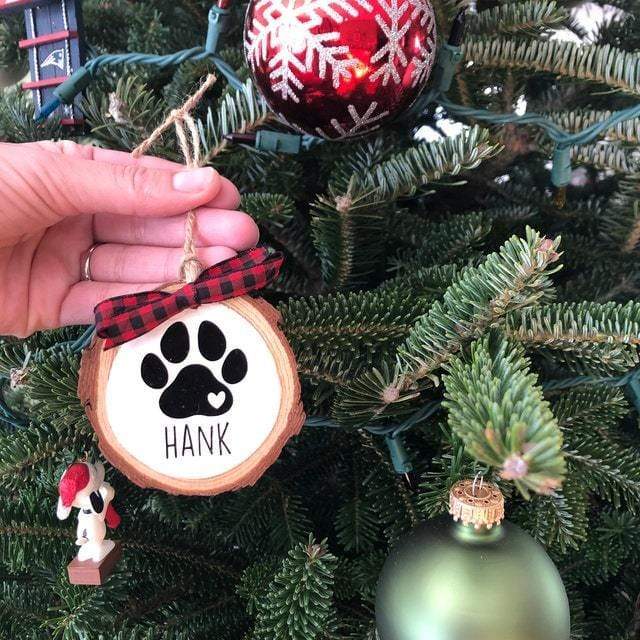 GeckoCustom Custom Ormanet For Dog, Christmas Dog Ornament, HN590