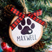 GeckoCustom Custom Ormanet For Dog, Christmas Dog Ornament, HN590