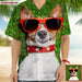 GeckoCustom Custom Pet Photo Hawaiian Shirt N369 HN590