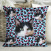 GeckoCustom Custom Photo Cat Leopard Pattern For Cat Lover Pillow N304 HN590
