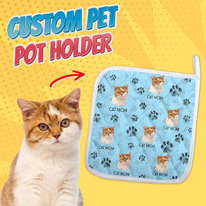 GeckoCustom Custom Photo Cat Paw For Cat Lovers Oven Mitt K228 889018 1 Pot Holder