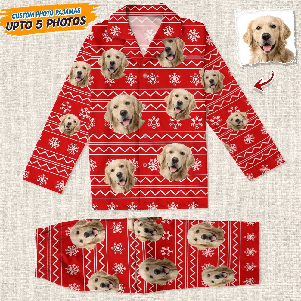 Personalized dog face pajamas hotsell