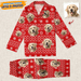 GeckoCustom Custom Photo Christmas Dog Pajamas N304 HN590