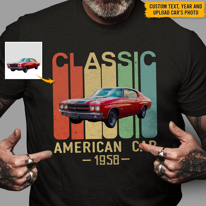 GeckoCustom Custom Photo Classic Car Vintage Car Shirt N304 HN590