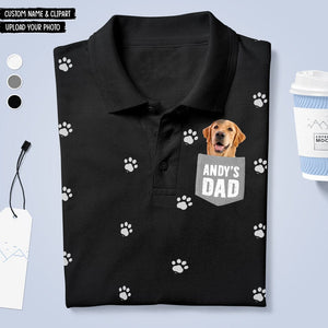 GeckoCustom Custom Photo, Custom Clipart For Dog Lover Polo Shirt T368 HN590