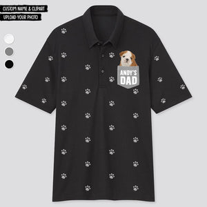 GeckoCustom Custom Photo, Custom Clipart For Dog Lover Polo Shirt T368 HN590