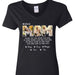 GeckoCustom Custom Photo Dear Mom For Dog Lovers Dark Shirt K228 889092 Women V-neck / V Black / S