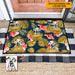 GeckoCustom Custom Photo Dog Cat Hawaiian Doormat N304 HN590