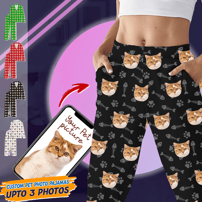 Custom Photo Dog Cat Pajamas K228 888640 GeckoCustom