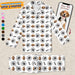 GeckoCustom Custom Photo Dog Cat Paw Pajamas K228 HN590 Combo Shirt And Pants / XS