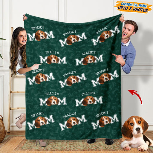 GeckoCustom Custom Photo Dog Dad Mom For Pet Lover Blanket N304 HN590