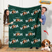 GeckoCustom Custom Photo Dog Dad Mom For Pet Lover Blanket N304 HN590