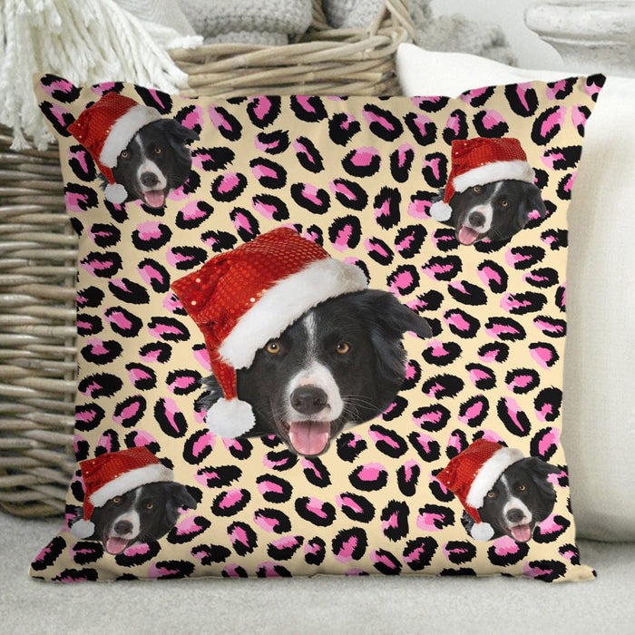 GeckoCustom Custom Photo Dog Leopard For Dog Lover Pillow N304 HN590