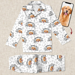 GeckoCustom Custom Photo Dog Mom And Dad Pajamas K228 889025 For Kid / Combo Shirt And Pants (Favorite) / 3XS