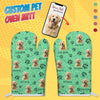 GeckoCustom Custom Photo Dog Paw For Dog Lovers Oven Mitt K228 889016
