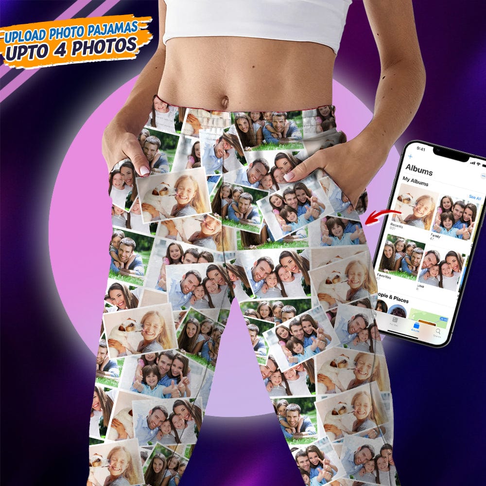 GeckoCustom Custom Photo Family Gift Pajamas K228 HN590 For Adult / Combo Shirt And Pants (Favorite) / XS