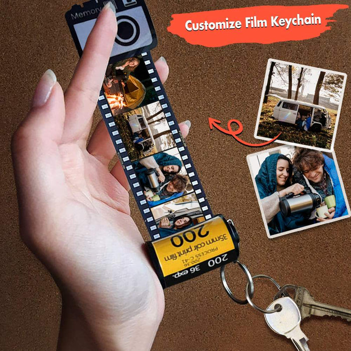 GeckoCustom Custom Photo Film Keychain HN590