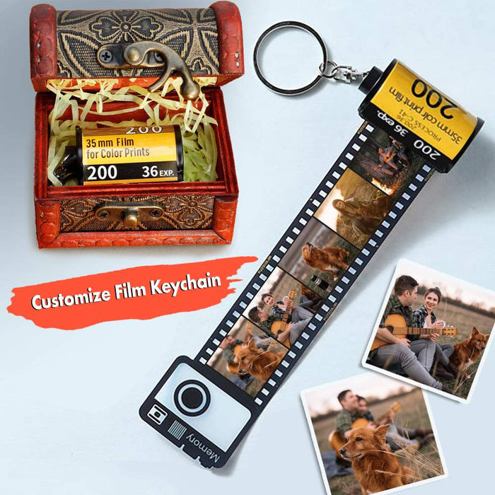 GeckoCustom Custom Photo Film Keychain HN590 Old Box / 5 Photo