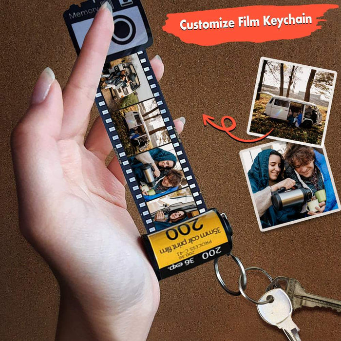 GeckoCustom Custom Photo Film Keychain HN590 Free Paper box / 5 Photo