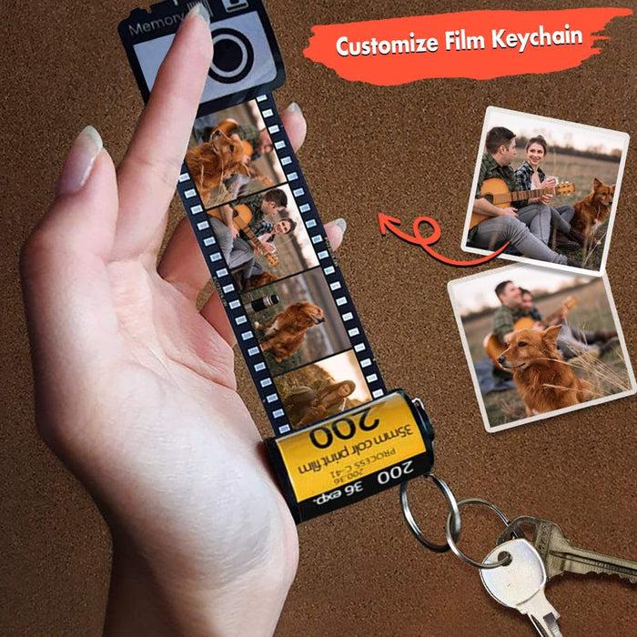 GeckoCustom Custom Photo Film Keychain HN590