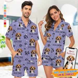 GeckoCustom Custom Photo For Dog Lover Short Pajamas N304