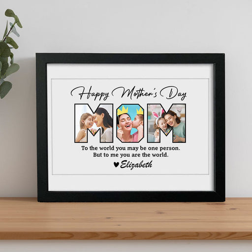 GeckoCustom Custom Photo Happy Mother's Day To Mom Picture Frame K228 889073 8"x10"