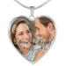 GeckoCustom Custom Photo Heart Necklace