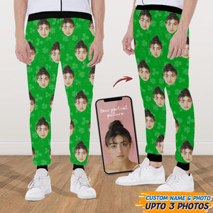 GeckoCustom Custom Photo Human Face Irish Sweatpants K228 HN590