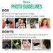 GeckoCustom Custom Photo Human Face Personalized Dog Cat Pet Bandana C573