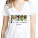GeckoCustom Custom Photo I Love You To The Moon And Back Bright Shirt K228 889052 Women V-neck / V White / S