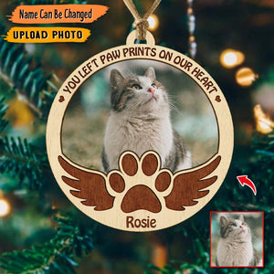 GeckoCustom Custom Photo Memory Dog Cat Wood Ornament N304 HN590