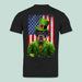 GeckoCustom Custom Photo Pattrick's Day With America Flag Dog Shirt N369 HN590